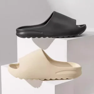 Mode femmes pantoufles été plat léger EVA maison salle de bain pantoufles confort Massage Couples intérieur diapositives chaussures de douche