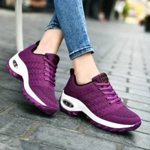 Nouveau printemps chaussures pour femmes transfrontaliers 44 Code chaussures de sport décontractées avec coussin d'air accru baskets chaussures de pente chaussures de culbutage