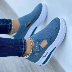 Baskets femmes chaussures femme chaussures de Tennis chaussure en toile femme chaussures décontractées dames chaussures de Sport plate-forme Sneaker évider chaussures