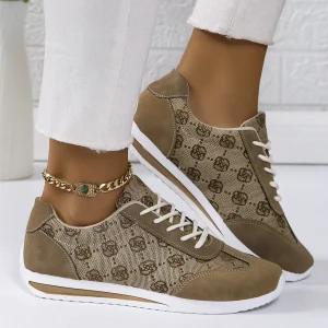 Printemps et été femmes concepteur bouche respirant sangle croisée baskets plat confortable décontracté marche baskets Zapatos De Mujer