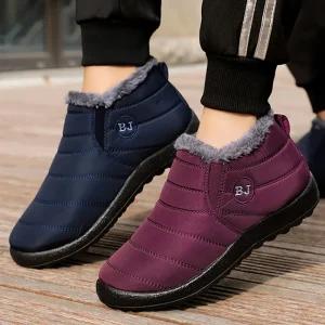 Femmes bottes chaussures d'hiver légères pour femmes bottines neige Botas Mujer noir Couple imperméable bottes d'hiver grande taille