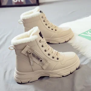 Hiver femmes bottes de neige décontracté chaussures hautes léger chaud femmes baskets plate-forme bottines grande taille nouvelles bottes d'extérieur